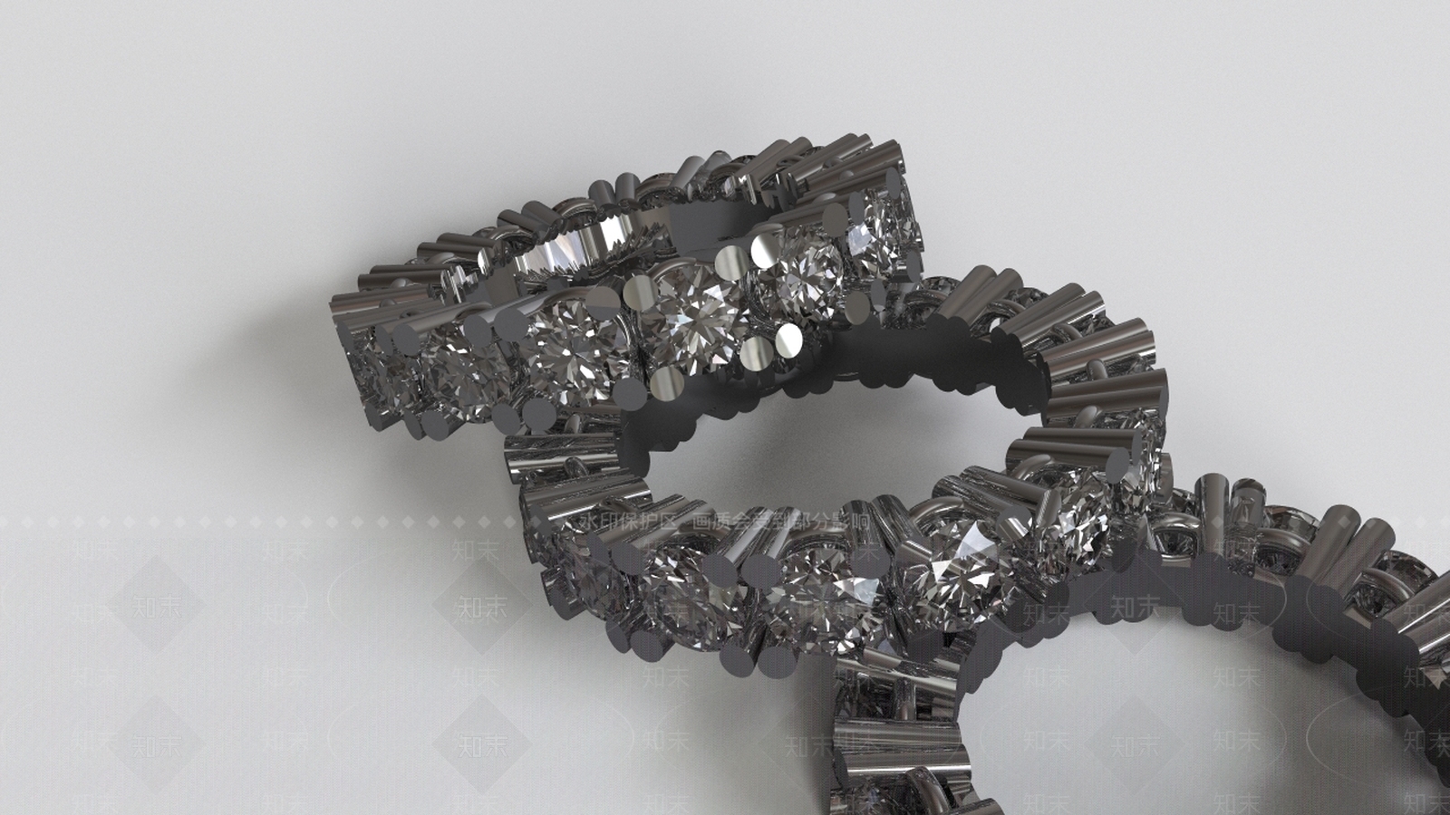 珠宝-永恒戒指3D模型下载【ID:1162572037】