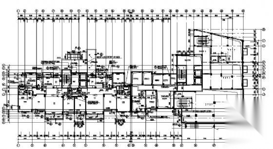 某十七层公寓住宅楼建筑施工图cad施工图下载【ID:149850198】