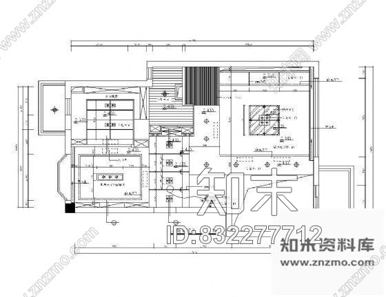 图块/节点别墅吊顶详图cad施工图下载【ID:832277712】