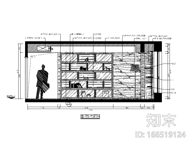 [福建]福州样板房设计CAD施工图（含效果图）施工图下载【ID:166519124】