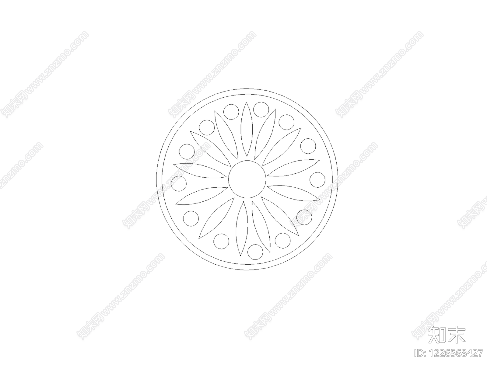 标识标牌构件CAD图纸