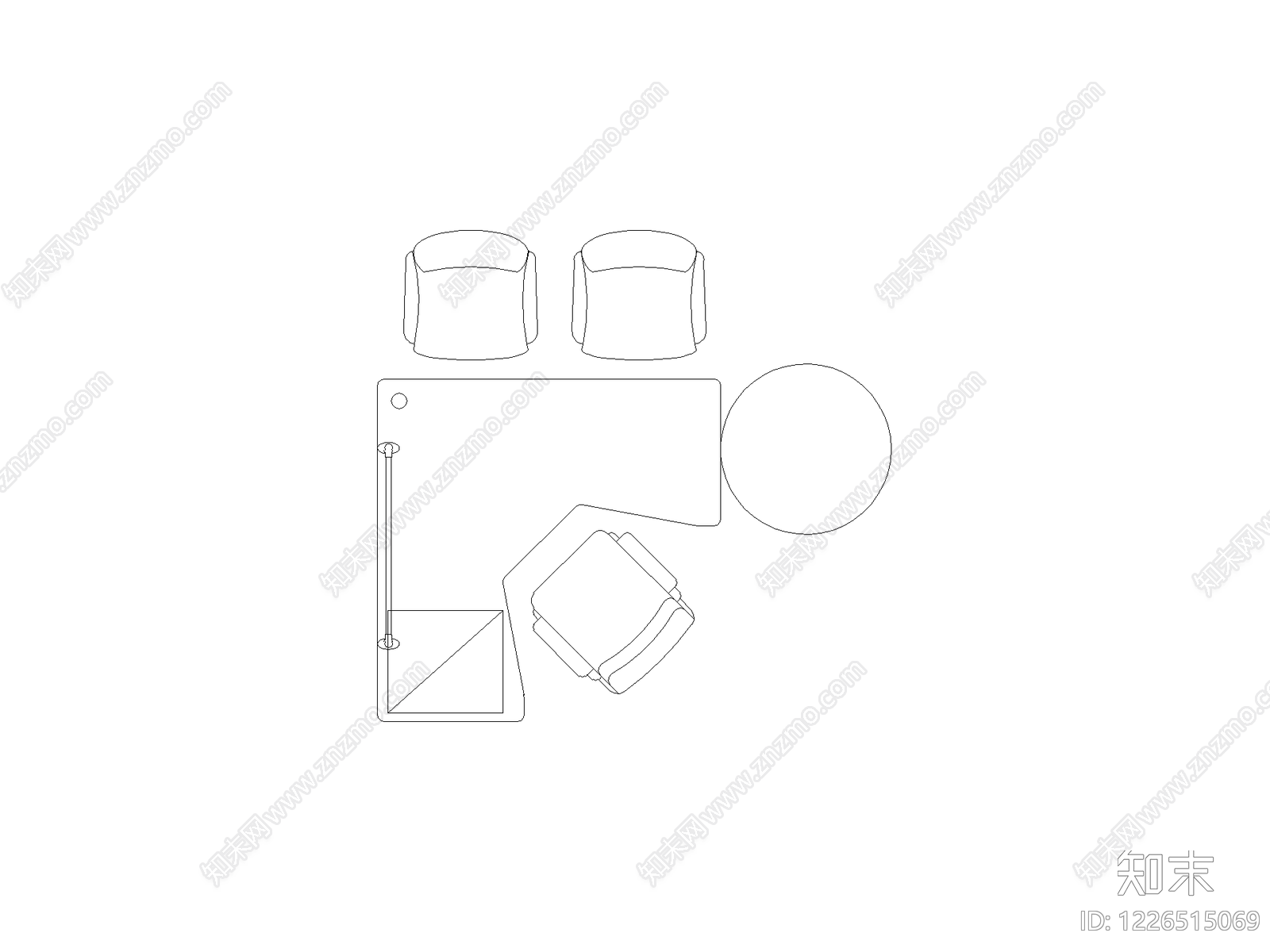 桌子CAD图纸