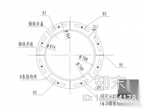 [安徽]一公里市政道路给排水施工图施工图下载【ID:166244178】