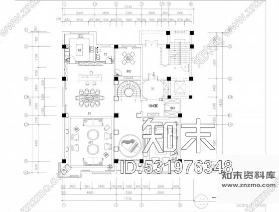 施工图内蒙古知名设计公司设计欧式古典豪宅CAD施工图(含效果图施工图下载【ID:531976348】