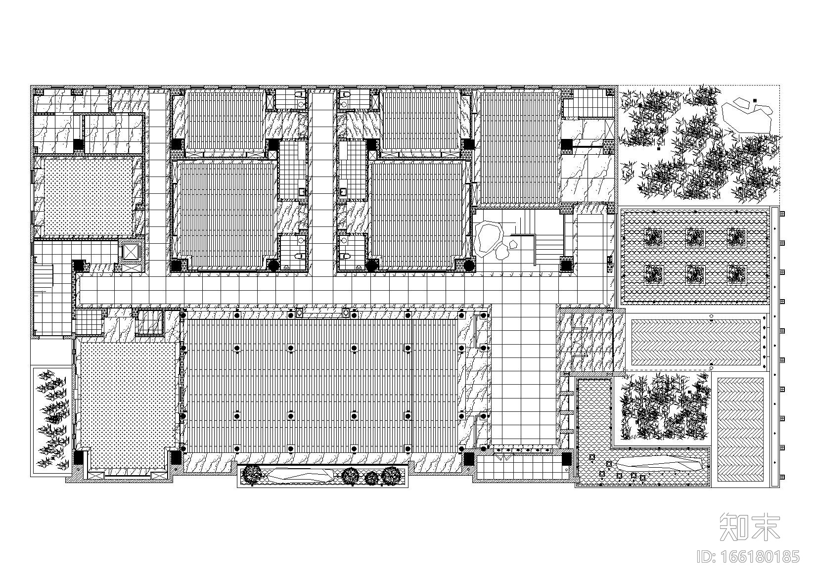 [郑州]苏园一号室内外装饰工程施工图+效果cad施工图下载【ID:166180185】