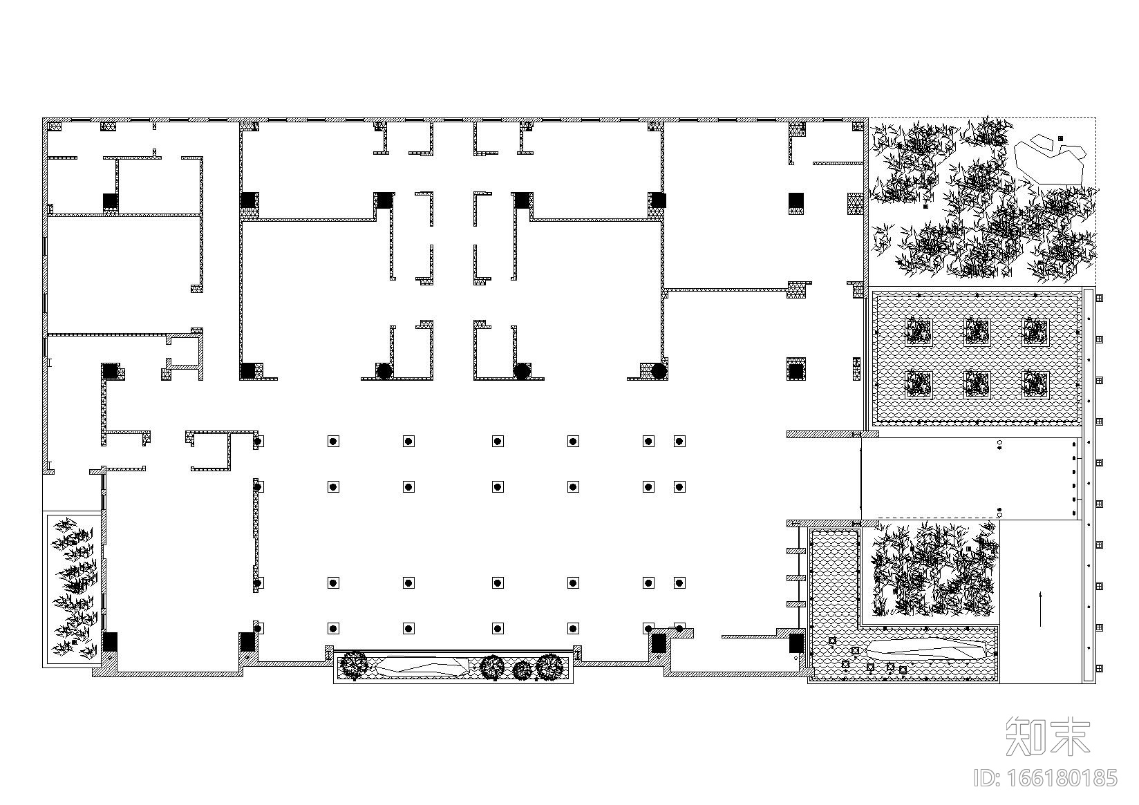 [郑州]苏园一号室内外装饰工程施工图+效果cad施工图下载【ID:166180185】
