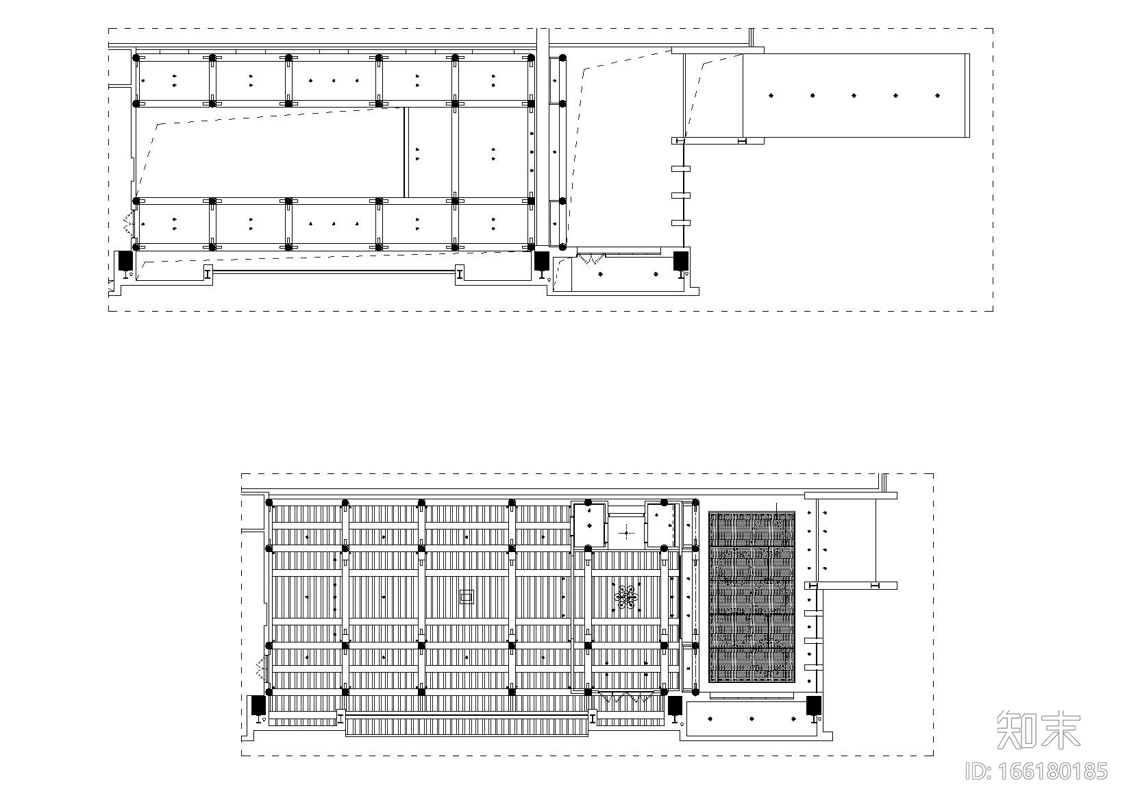 [郑州]苏园一号室内外装饰工程施工图+效果cad施工图下载【ID:166180185】