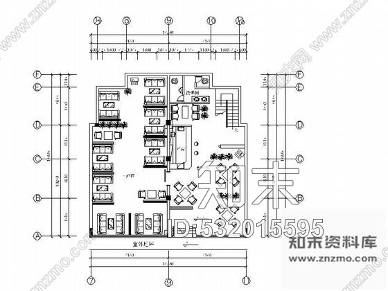 施工图四川遂宁某休闲茶楼室内设计装修图cad施工图下载【ID:532015595】