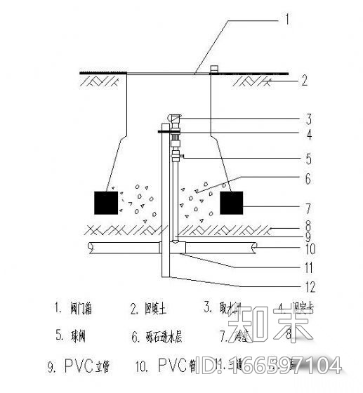 取水阀节点详图施工图下载【ID:166597104】