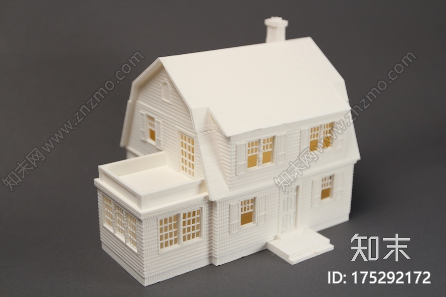 洋房别墅3d打印模型下载【ID:175292172】