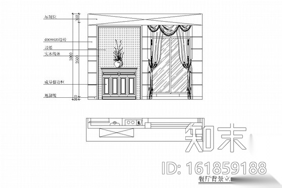 [海南]低密度海景高端社区新中式风格三层别墅装修图（含...cad施工图下载【ID:161859188】