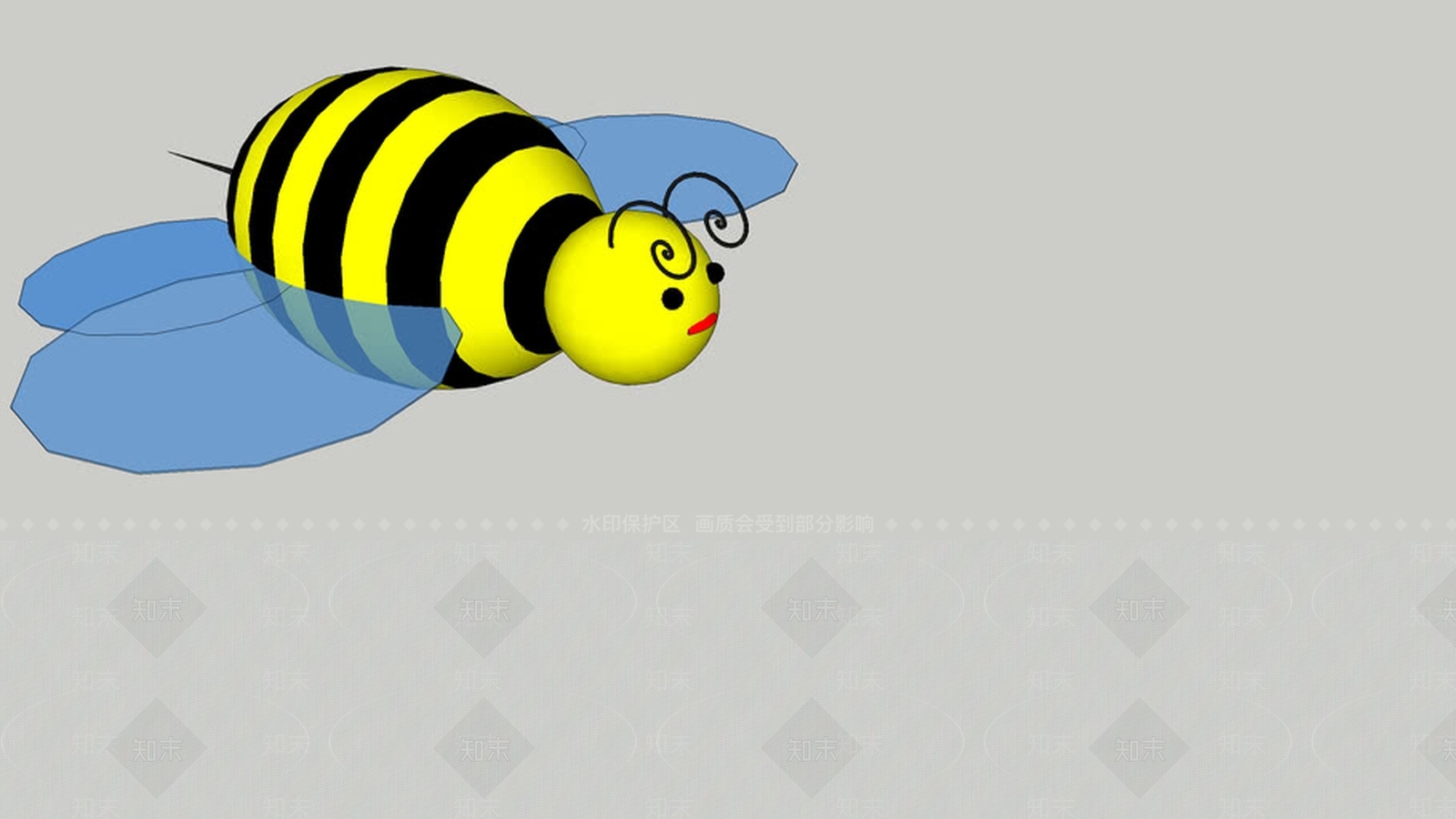 蜜蜂SU模型下载【ID:1162132652】
