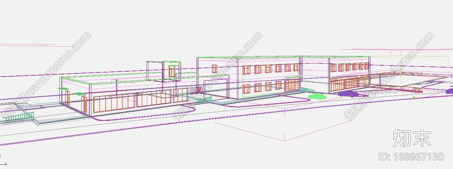 小建筑小超市楼几个CG模型下载【ID:168967130】