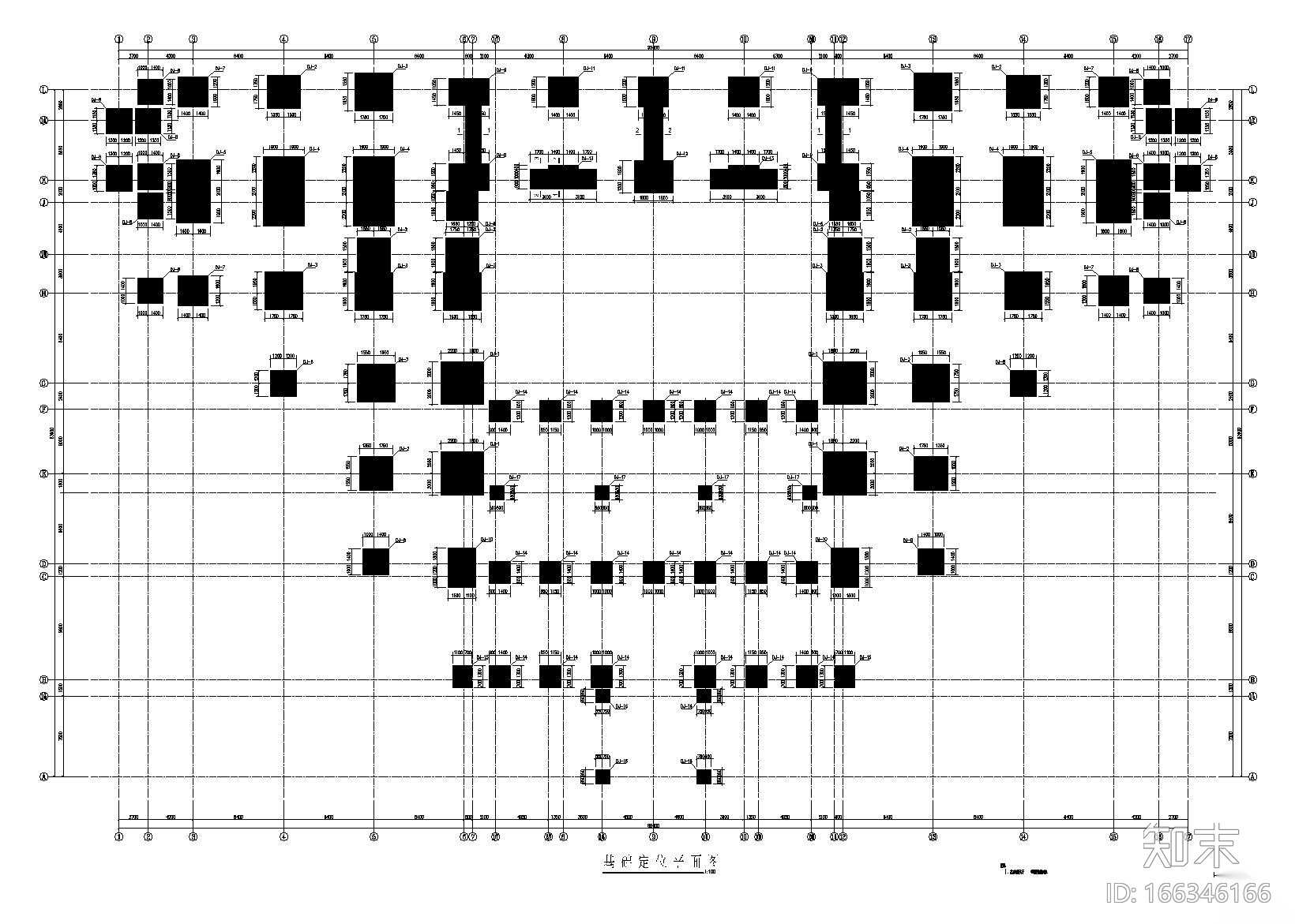 宾馆建筑结构抗震设计图纸cad施工图下载【ID:166346166】