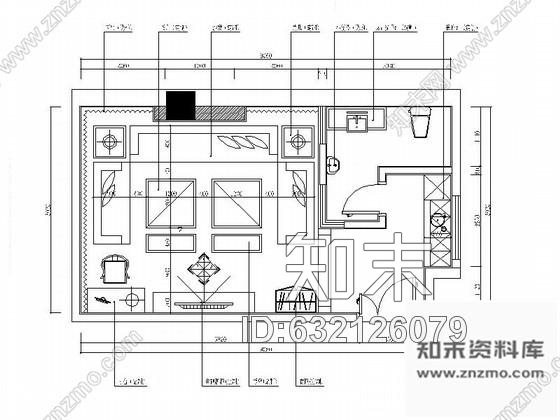 施工图北京高档豪华国际KTV包厢室内设计施工图cad施工图下载【ID:632126079】