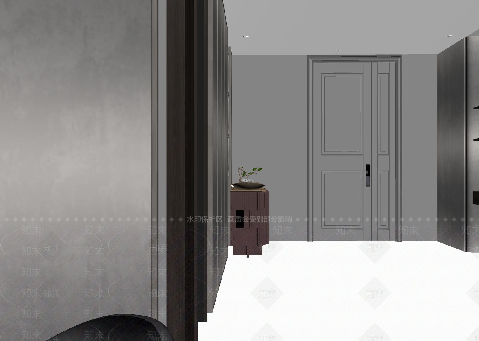 现代玄关3D模型下载【ID:1214680931】