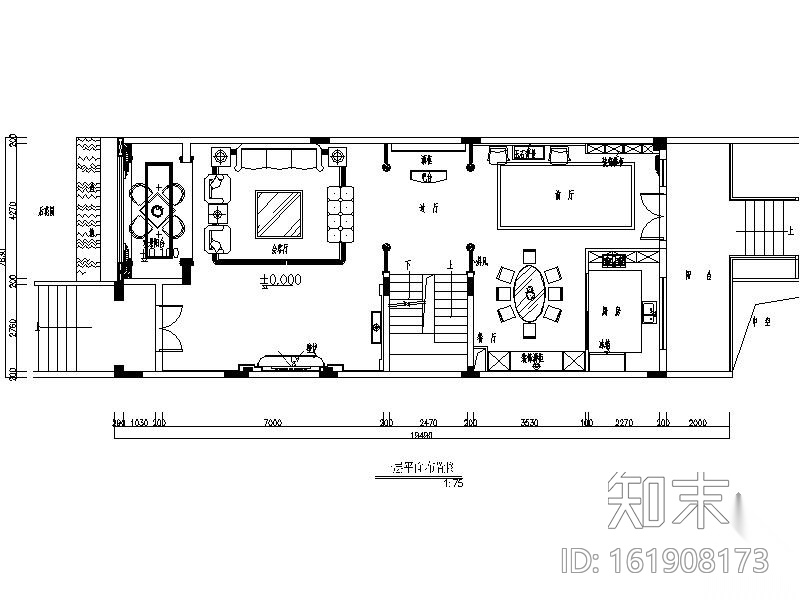 混搭顶级三层别墅施工图cad施工图下载【ID:161908173】