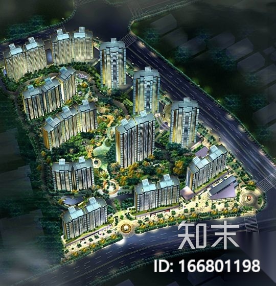 上海某大型小区规划总图cad施工图下载【ID:166801198】