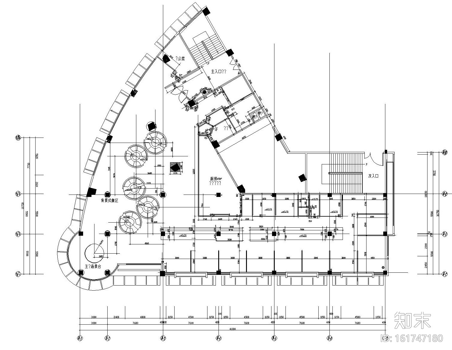 [福建]上岛西餐厅混搭风格装修设计施工图（含效果图）施工图下载【ID:161747180】