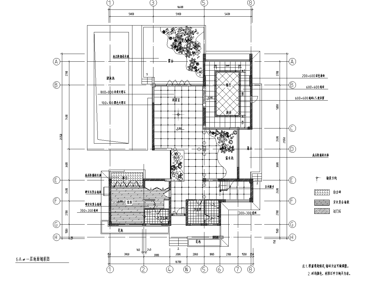 [上海]某三层别墅装修设计施工图（含效果图）cad施工图下载【ID:161689128】