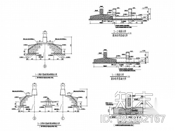 各种类型加固施工图合集cad施工图下载【ID:165962167】