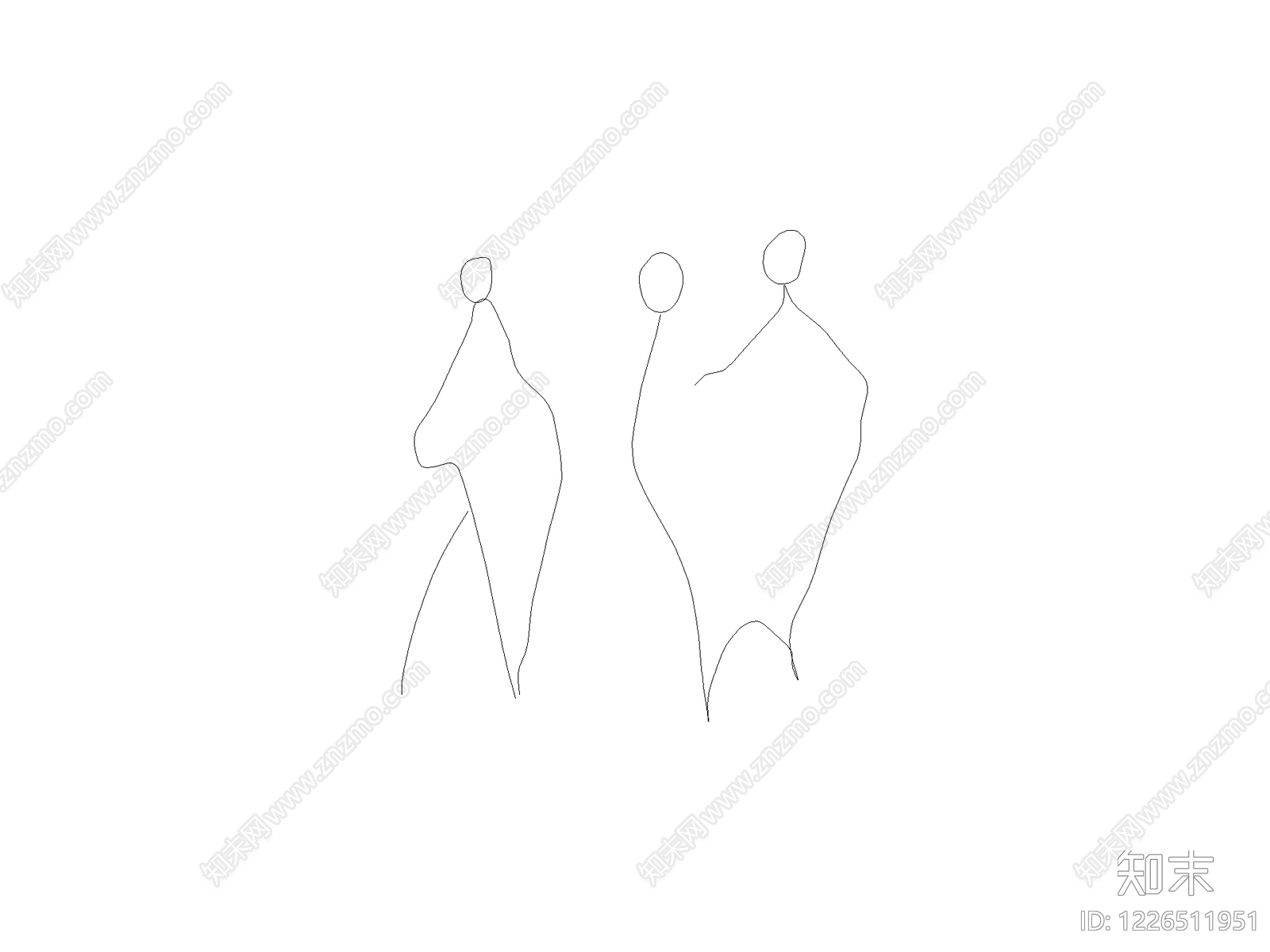 人物cad施工图下载【ID:1226511951】
