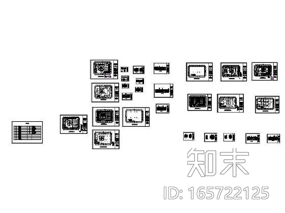 [毕业设计]卡欧咖啡厅室内设计施工图下载【ID:165722125】