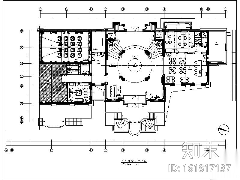 [大连]高端休闲售楼处会所设计施工图（含实景图）cad施工图下载【ID:161817137】