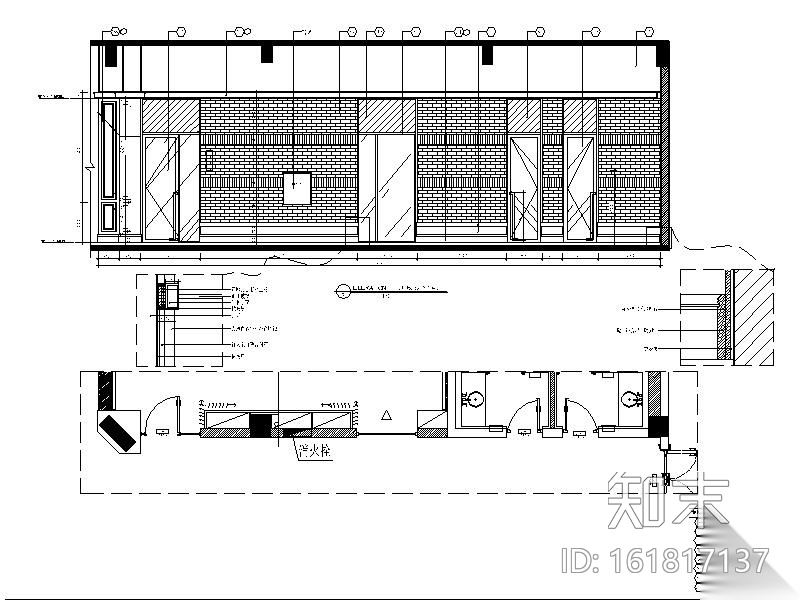 [大连]高端休闲售楼处会所设计施工图（含实景图）cad施工图下载【ID:161817137】