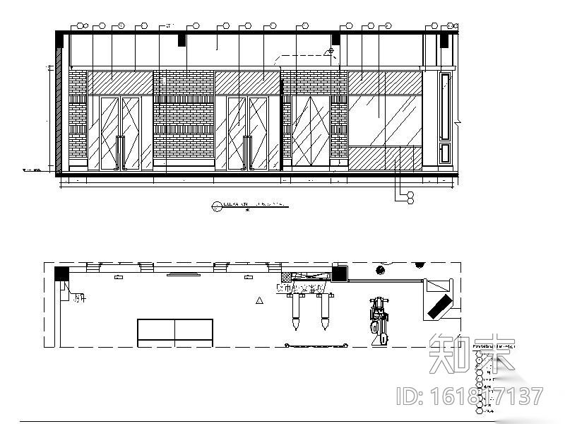 [大连]高端休闲售楼处会所设计施工图（含实景图）cad施工图下载【ID:161817137】