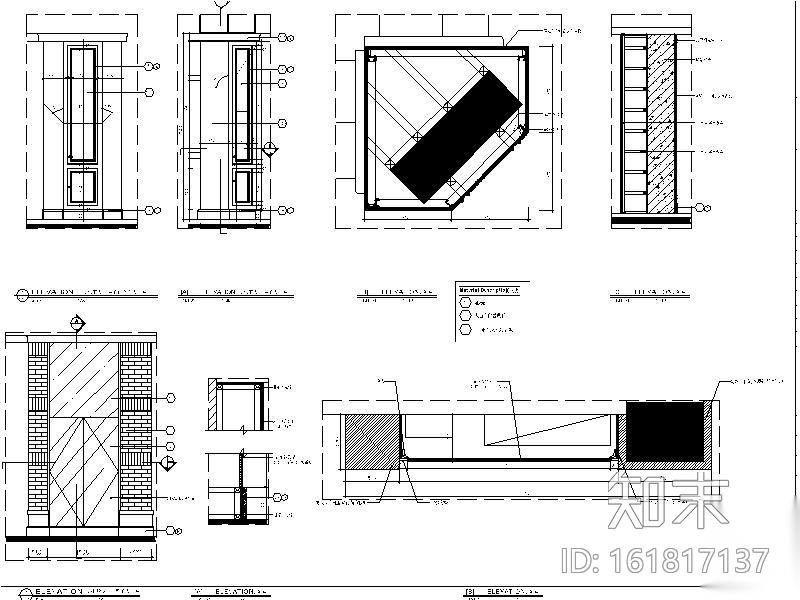 [大连]高端休闲售楼处会所设计施工图（含实景图）cad施工图下载【ID:161817137】