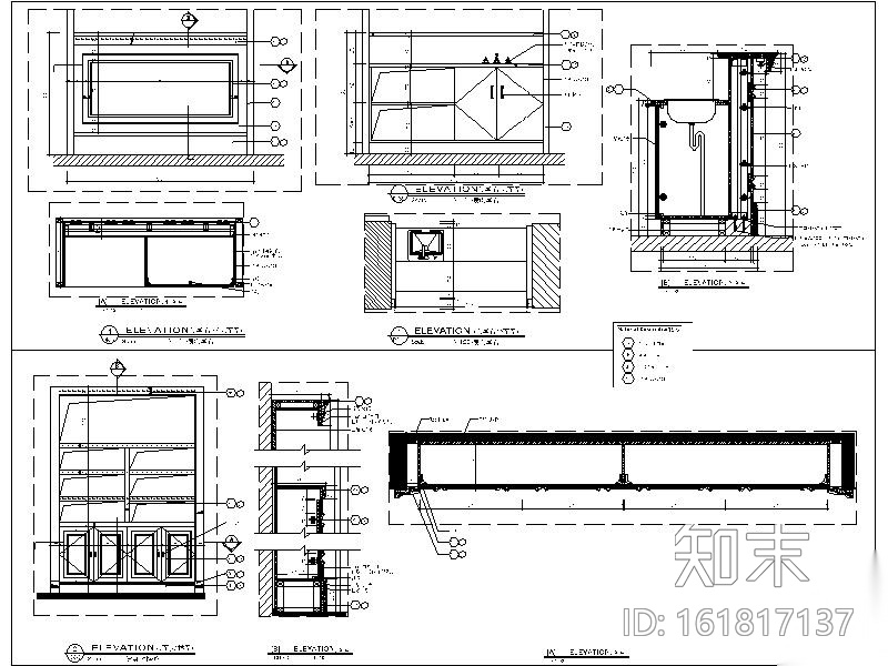 [大连]高端休闲售楼处会所设计施工图（含实景图）cad施工图下载【ID:161817137】