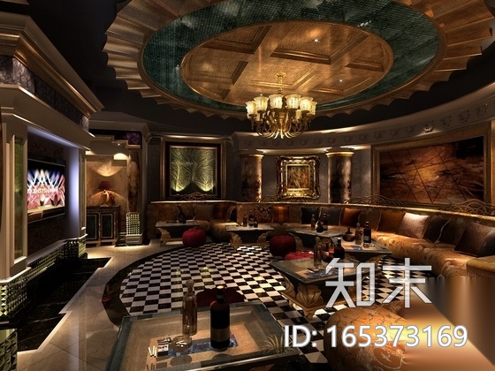 [江苏]国际知名事务所设计新古典主义风格主题式KTVcad施工图下载【ID:165373169】