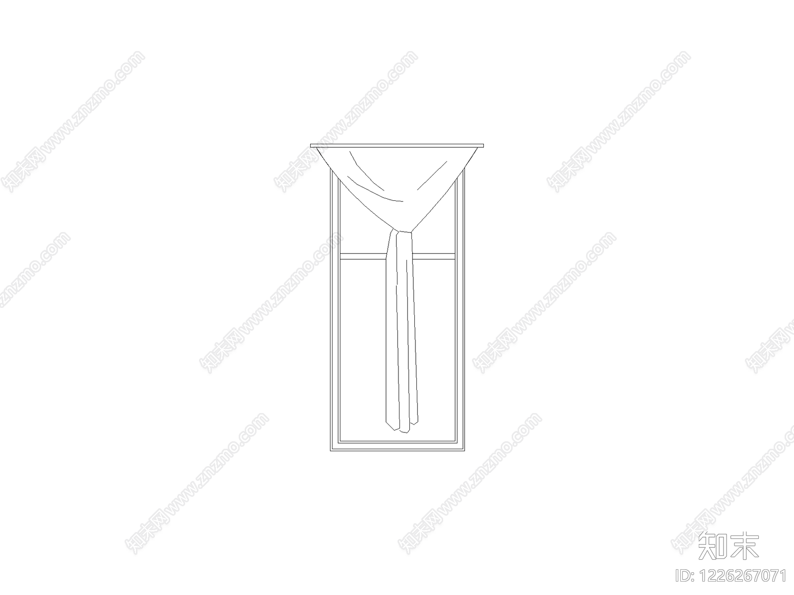 窗帘CAD图纸
