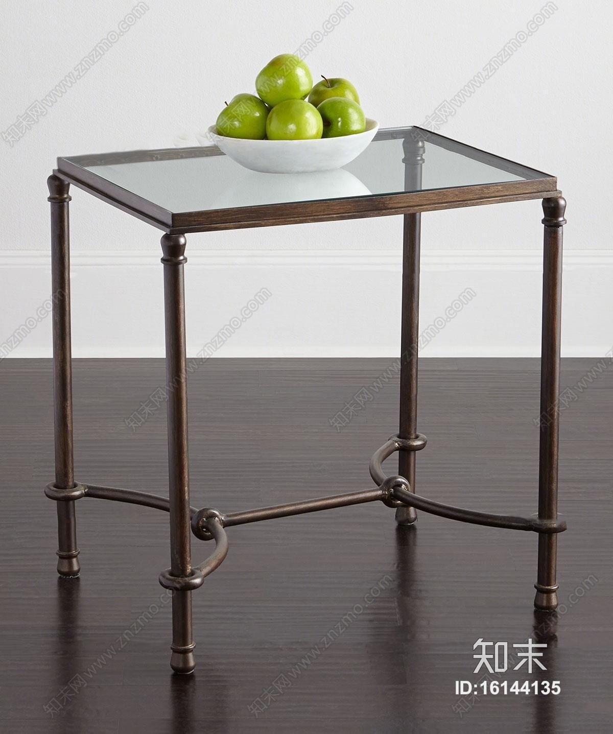 现代玻璃角几3D模型下载【ID:16144135】