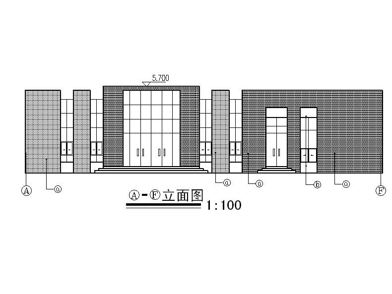 [宁夏]三层县级小学教学楼建筑施工图（含效果图及计算书...cad施工图下载【ID:151563167】