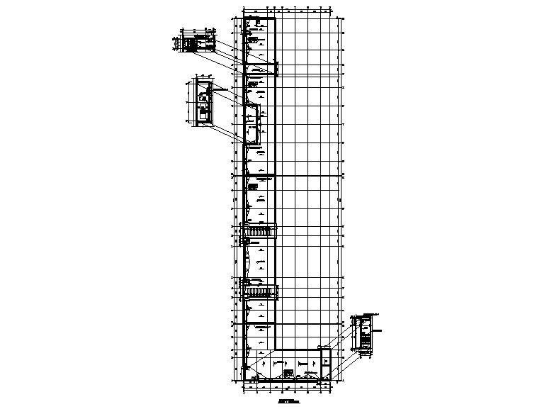 [宁夏]三层县级小学教学楼建筑施工图（含效果图及计算书...施工图下载【ID:168309123】