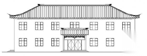 某市检查院二层拘留所建筑施工图cad施工图下载【ID:151433182】