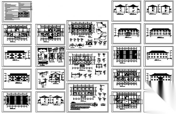 某市检查院二层拘留所建筑施工图cad施工图下载【ID:151433182】