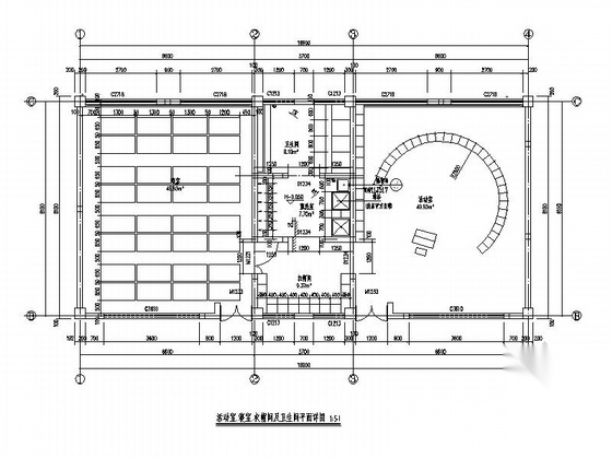2班小型现代幼儿园建筑施工图cad施工图下载【ID:165148131】