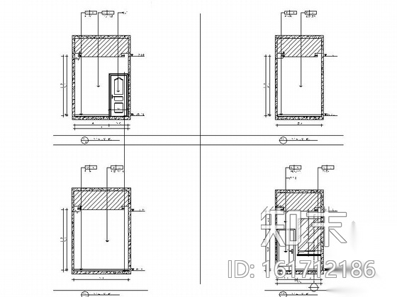 [吉林]著名房产现代售楼处室内CAD装修图cad施工图下载【ID:161712186】
