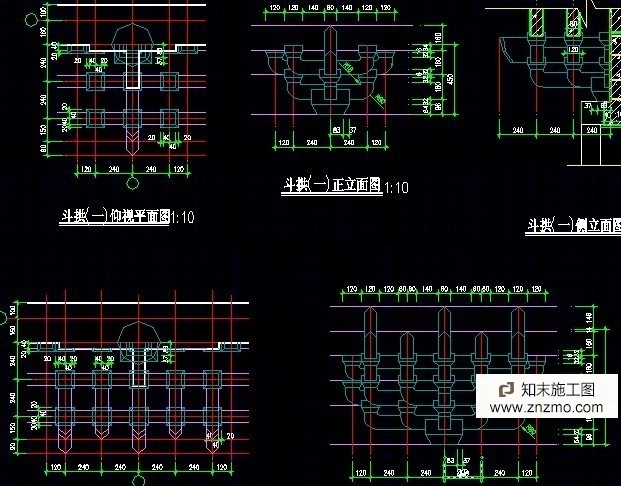 仿古办公楼施工图施工图下载【ID:66948494】