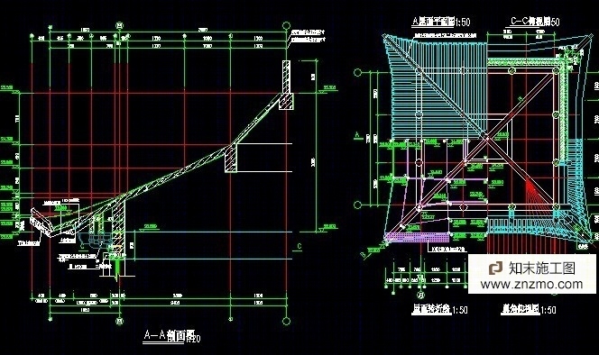 仿古办公楼施工图施工图下载【ID:66948494】