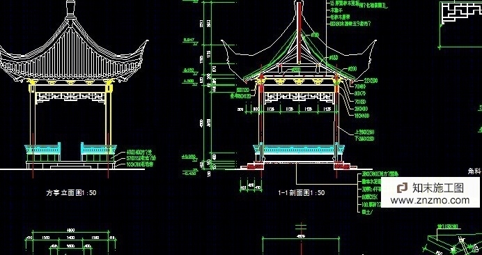 古建亭子施工图集施工图下载【ID:36947868】