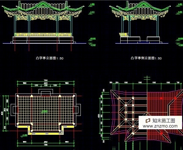 古建亭子施工图集施工图下载【ID:36947868】