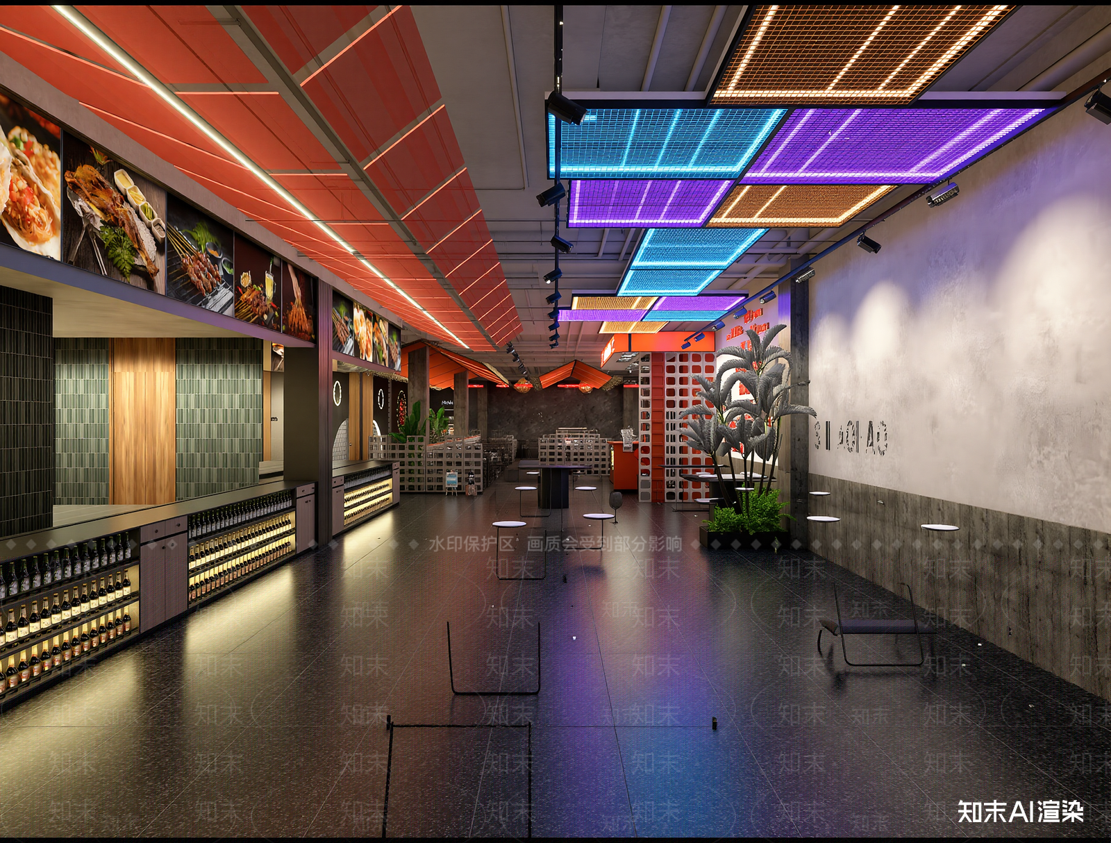 其他餐饮空间3D模型下载【ID:1214032118】