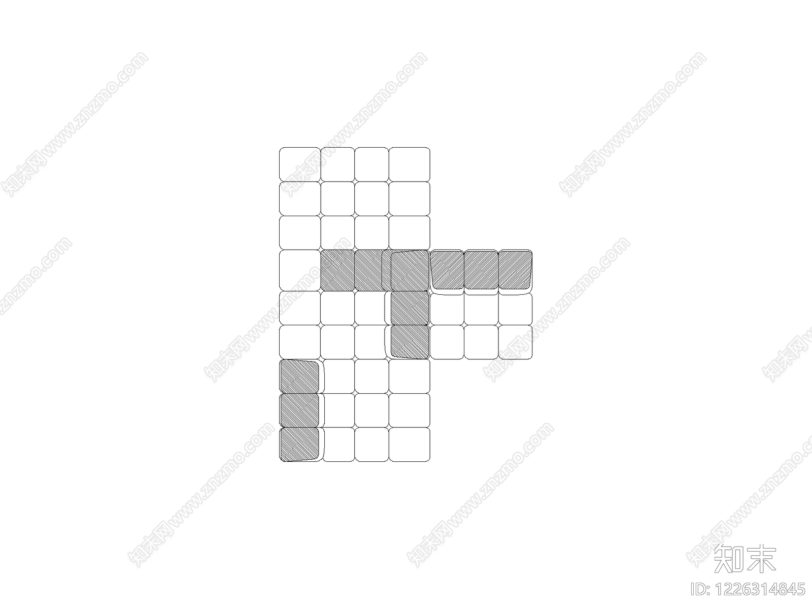 填充图案cad施工图下载【ID:1226314845】