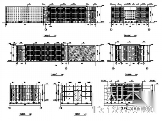 [上海]铁路主站高级现代风格贵宾室室内装修施工图cad施工图下载【ID:165570120】