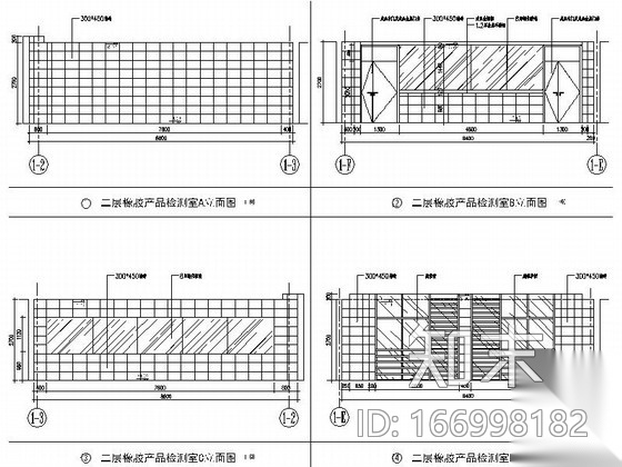 [江苏]省级产品质量检验机构实验楼装修施工图（含电图）cad施工图下载【ID:166998182】