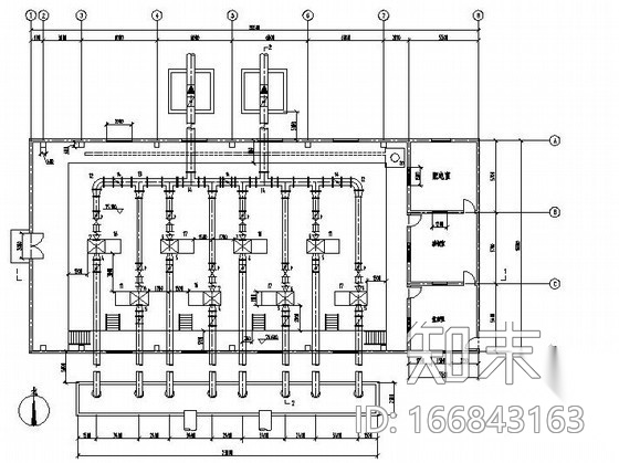 某城镇给水工程第二水泵站工艺设计cad施工图下载【ID:166843163】